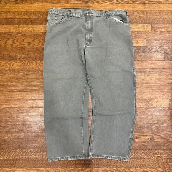 (44x30) Dickies Double Knee Work Pants - Gray - Picture 1 of 7